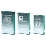 Premium Jade Glass Block Award