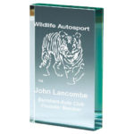 Premium Jade Glass Block Award