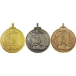 70mm Quality Boot & Goal Football Medal