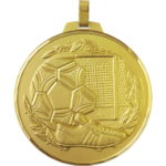 70mm Quality Boot & Goal Football Medal