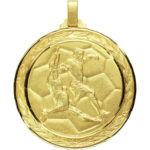 60mm Quality Slide Tackle Football Medal