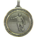 60mm Quality Football Medal