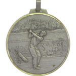 70mm Quality Golfer Medal