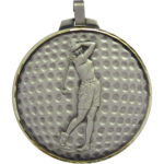 70mm Quality Female Golfer Medal