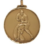 70mm Quality Rugby Medal