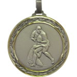 60mm Quality Rugby Medal