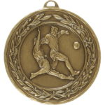 50mm Economy Laurel Wreath Slide Tackle Football Medal