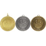 50mm Economy Laurel Wreath Football Shoot Medal