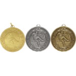 50mm Economy Laurel Wreath Football Volley Medal