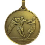 60mm Quality Rugby Medal