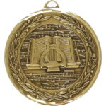 50mm Laurel Wreath Quiz Medal