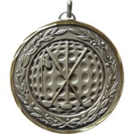 50mm Laurel Wreath Golf Medal