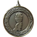 50mm Laurel Wreath Victory Torch Medal