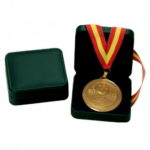 Green Medal Leatherette Case