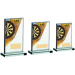 Colour Darts Glass Trophy