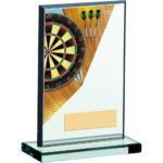 Colour Darts Glass Trophy