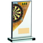 Colour Darts Glass Trophy