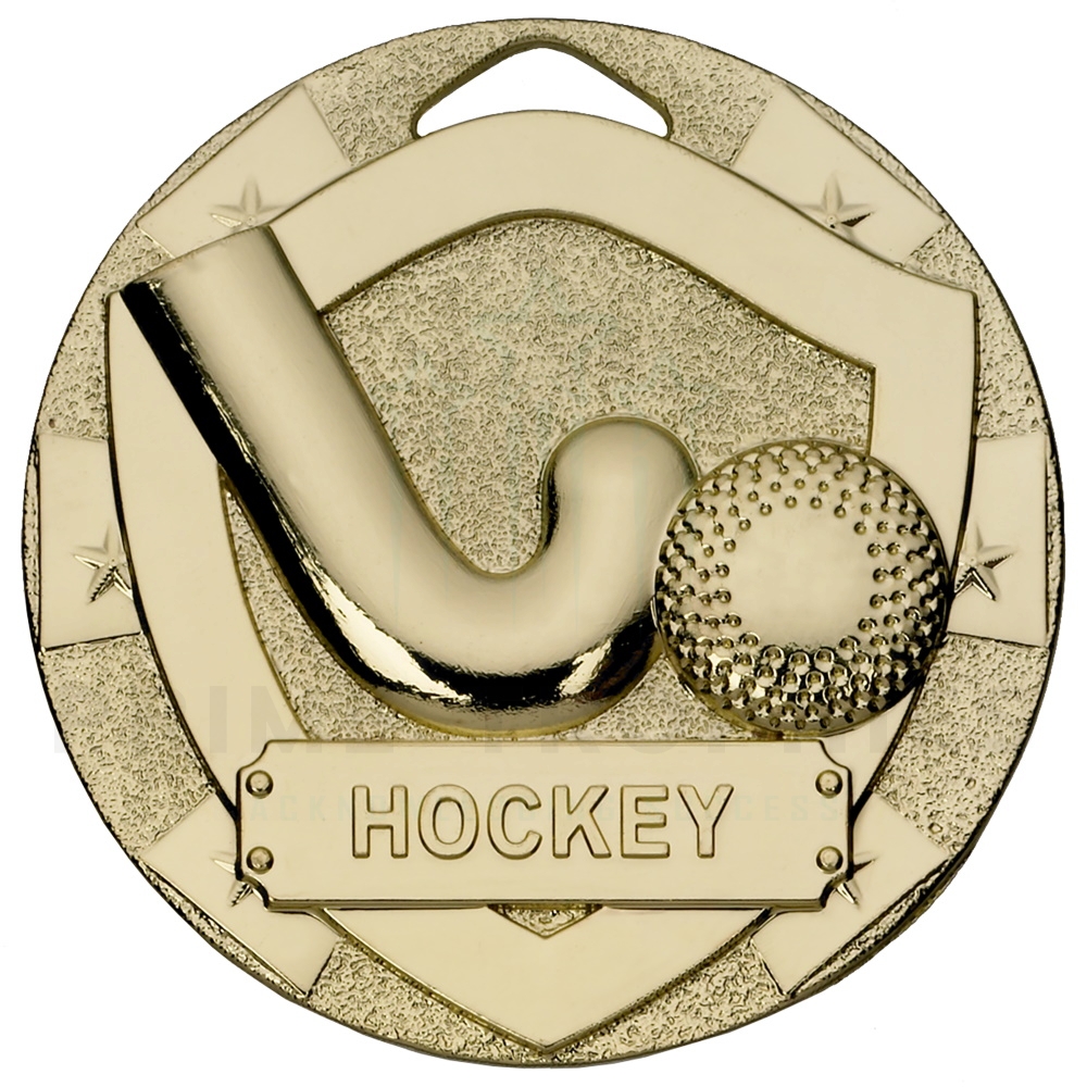 Hockey Stick & Ball Shield Medal