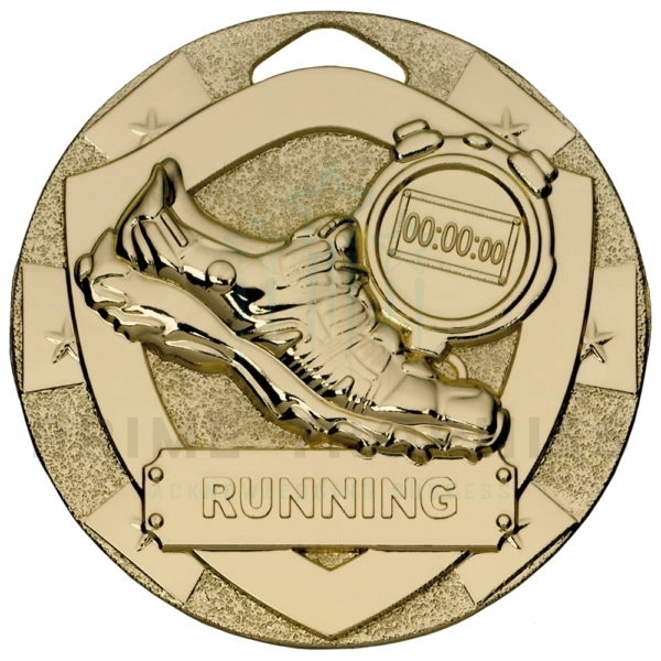 Running Shoes & Timer Shield Medal