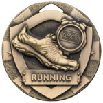 Running Shoes & Timer Shield Medal