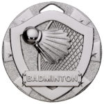 Shuttlecock Badminton Shield Medal