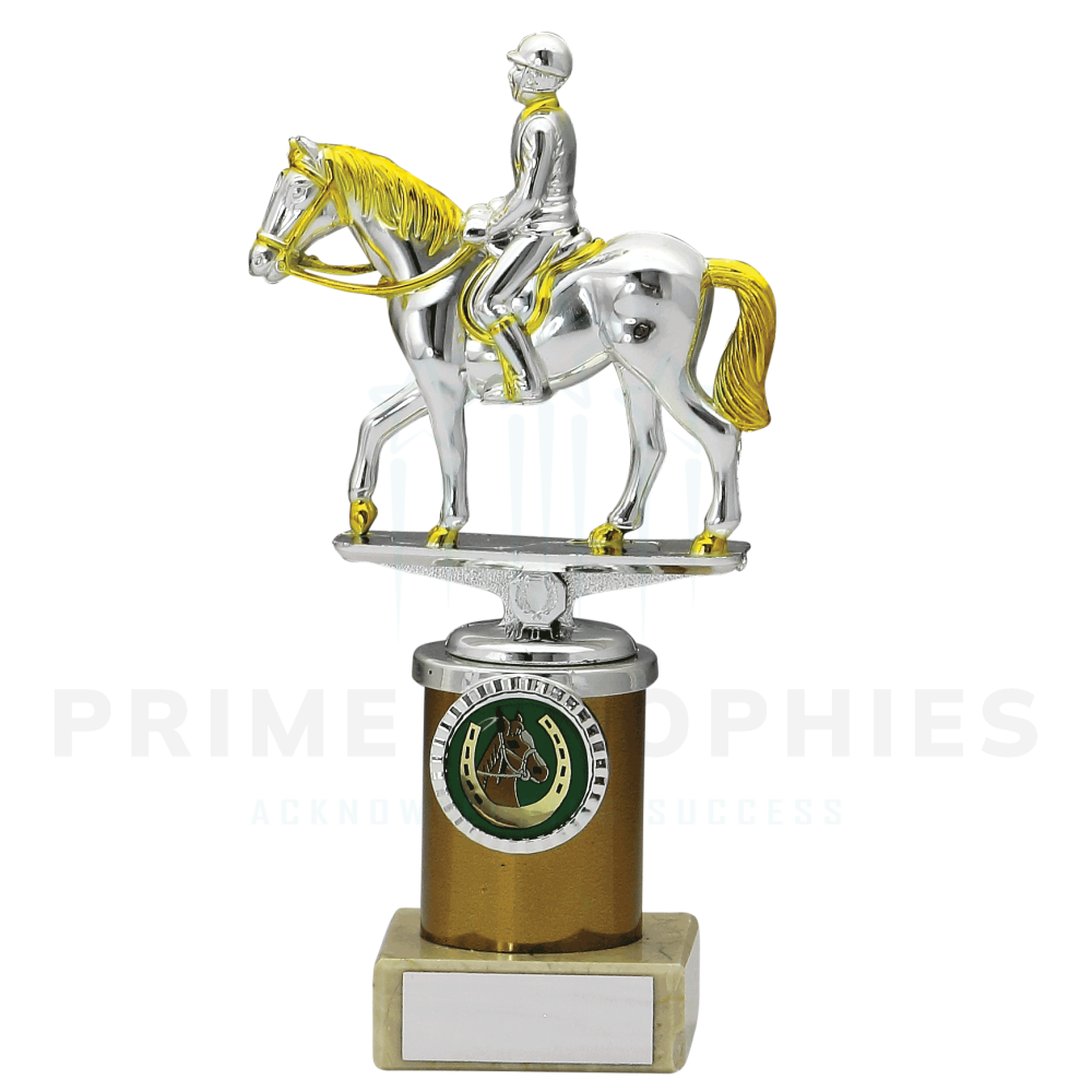 Horse & Rider Figure Tubing Trophy B