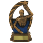 Male Coloured Swimming Trophy A