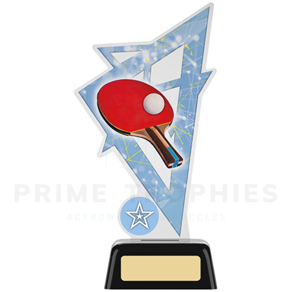 Table Tennis Acrylic Trophy