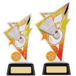 Badminton Acrylic Trophy