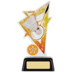 Badminton Acrylic Trophy