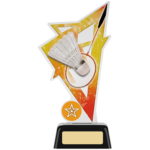 Badminton Acrylic Trophy