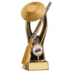 Complete Clay Pigeon Shooting Trophy