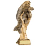 Gold Effect Fishing Trophy