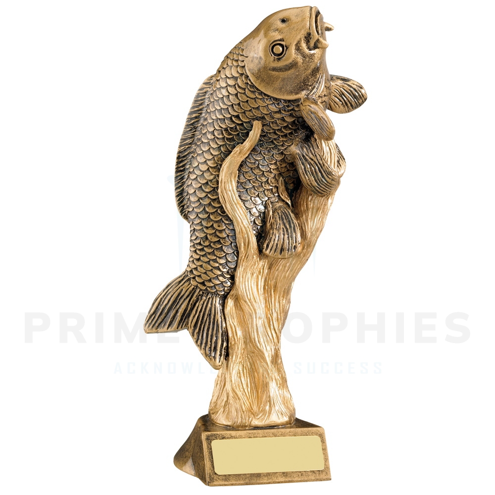 Gold Effect Fishing Trophy