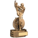 Golden Karate & Taekwondo Figure Trophy | Prime Trophies