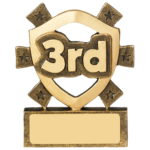 Mini Placement Shield Trophy