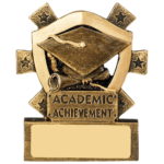 Mini Academic Achievement Shield Trophy