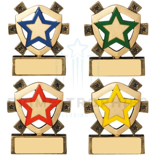 Mini House Colour Shield Trophy