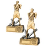 Gold Boxing Figure Trophy