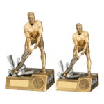 Male Gold Hockey Player Figure Trophy