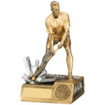 Male Gold Hockey Player Figure Trophy