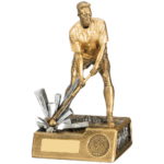 Male Gold Hockey Player Figure Trophy