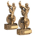 Golden Kicker Kickboxing Figure Trophy