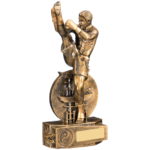 Golden Kicker Kickboxing Figure Trophy