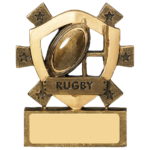 Mini Rugby Shield Trophy