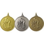 52mm Detailed Cycling Medal