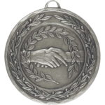 50mm Economy Laurel Wreath Handshake Medal