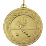 50mm Economy Laurel Wreath Snooker/Pool Medal