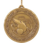 50mm Economy Laurel Wreath Referee Whistle Medal