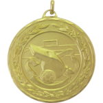 50mm Economy Laurel Wreath Referee Whistle Medal